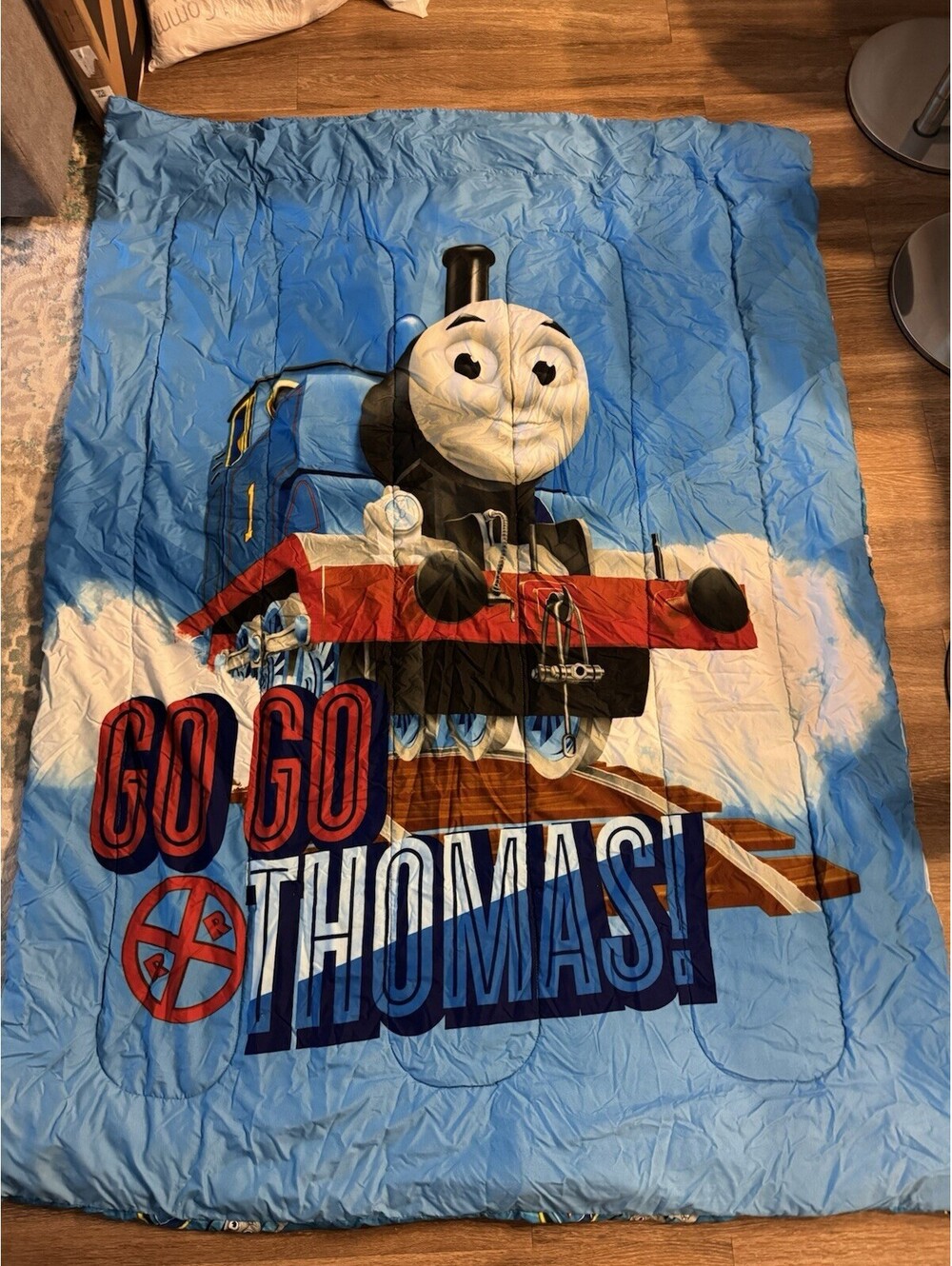 Thomas & Friends Go Go Thomas! Twin Comforter Blue Polyester Thomas Tank Engine
